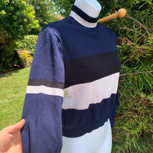 Zara Striped turtleneck sweater - Picture 5 of 6